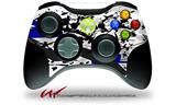 XBOX 360 Wireless Controller Decal Style Skin - Baja 0018 Blue Royal (CONTROLLER NOT INCLUDED)