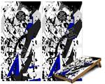 Cornhole Game Board Vinyl Skin Wrap Kit - Premium Laminated - Baja 0018 Blue Royal fits 24x48 game boards (GAMEBOARDS NOT INCLUDED)