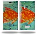 Tie Dye Fish 100 - Decal Style Skin (fits Nokia Lumia 928)