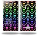 Skull and Crossbones Rainbow - Decal Style Skin (fits Nokia Lumia 928)