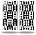 Skull And Crossbones Pattern Bw - Decal Style Skin (fits Nokia Lumia 928)