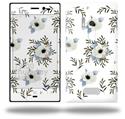 Poppy White - Decal Style Skin compatible with Nokia Lumia 928