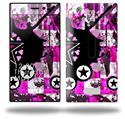 Pink Star Splatter - Decal Style Skin (fits Nokia Lumia 928)