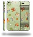 Birds Butterflies and Flowers - Decal Style Vinyl Skin (fits Apple Original iPhone 5, NOT the iPhone 5C or 5S)