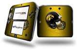 Iowa Hawkeyes Helmet - Decal Style Vinyl Skin fits Nintendo 2DS - 2DS NOT INCLUDED