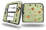 Birds Butterflies and Flowers - Decal Style Vinyl Skin fits Nintendo 2DS - 2DS NOT INCLUDED