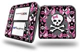 Pink Bow Skull - Decal Style Vinyl Skin fits Nintendo 2DS - 2DS NOT INCLUDED