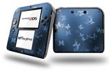 Bokeh Butterflies Blue - Decal Style Vinyl Skin fits Nintendo 2DS - 2DS NOT INCLUDED