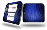 Binary Rain Blue - Decal Style Vinyl Skin fits Nintendo 2DS - 2DS NOT INCLUDED