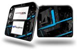 Baja 0004 Blue Medium - Decal Style Vinyl Skin fits Nintendo 2DS - 2DS NOT INCLUDED