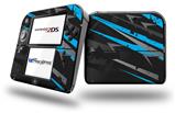 Baja 0014 Blue Medium - Decal Style Vinyl Skin fits Nintendo 2DS - 2DS NOT INCLUDED