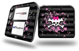 Pink Bow Skull - Decal Style Vinyl Skin fits Nintendo 2DS - 2DS NOT INCLUDED