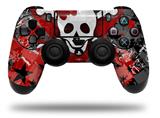 WraptorSkinz Skin compatible with Sony PS4 Dualshock Controller PlayStation 4 Original Slim and Pro Emo Skull Bones (CONTROLLER NOT INCLUDED)