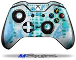 Decal Skin Wrap fits Microsoft XBOX One Wireless Controller Electro Graffiti Blue