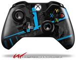 Decal Skin Wrap fits Microsoft XBOX One Wireless Controller Baja 0004 Blue Medium