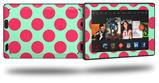 Kearas Polka Dots Pink And Blue - Decal Style Skin fits 2013 Amazon Kindle Fire HD 7 inch