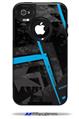 Baja 0004 Blue Medium - Decal Style Vinyl Skin fits Otterbox Commuter iPhone4/4s Case (CASE SOLD SEPARATELY)