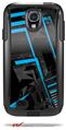 Baja 0004 Blue Medium - Decal Style Vinyl Skin fits Otterbox Commuter Case for Samsung Galaxy S4 (CASE SOLD SEPARATELY)