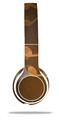 Skin Decal Wrap compatible with Beats Solo 2 WIRED Headphones Bokeh Music Orange (HEADPHONES NOT INCLUDED)