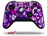 Purple Checker Graffiti - Decal Style Skin fits original Amazon Fire TV Gaming Controller