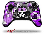 Purple Princess Skull - Decal Style Skin fits original Amazon Fire TV Gaming Controller