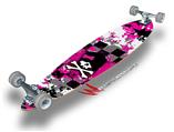 Scene Girl Skull - Decal Style Vinyl Wrap Skin fits Longboard Skateboards up to 10"x42" (LONGBOARD NOT INCLUDED)