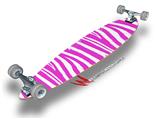 Grunge RJ Zebra Pink - Decal Style Vinyl Wrap Skin fits Longboard Skateboards up to 10"x42" (LONGBOARD NOT INCLUDED)