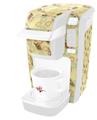 Decal Style Vinyl Skin compatible with Keurig K10 / K15 Mini Plus Coffee Makers Sea Shells 02 Yellow Sunshine (KEURIG NOT INCLUDED)