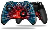 Tie Dye Bulls Eye 100 - Decal Style Skin fits Microsoft XBOX One ELITE Wireless Controller