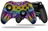 Tie Dye Purple Gears - Decal Style Skin fits Microsoft XBOX One ELITE Wireless Controller