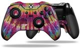 Tie Dye Rainbow Stripes - Decal Style Skin fits Microsoft XBOX One ELITE Wireless Controller