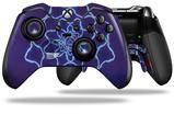 Tie Dye Purple Stars - Decal Style Skin fits Microsoft XBOX One ELITE Wireless Controller