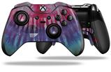 Tie Dye Pink Stripes - Decal Style Skin fits Microsoft XBOX One ELITE Wireless Controller