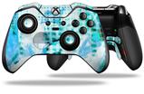 Electro Graffiti Blue - Decal Style Skin fits Microsoft XBOX One ELITE Wireless Controller