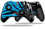 Baja 0040 Blue Medium - Decal Style Skin fits Microsoft XBOX One ELITE Wireless Controller