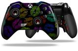 Rainbow Lips Black - Decal Style Skin fits Microsoft XBOX One ELITE Wireless Controller