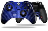 Binary Rain Blue - Decal Style Skin fits Microsoft XBOX One ELITE Wireless Controller