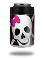 Skin Decal Wrap for Yeti Colster, Ozark Trail and RTIC Can Coolers - Pink Zebra Skull (COOLER NOT INCLUDED)