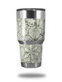 Skin Decal Wrap for Yeti Tumbler Rambler 30 oz Flowers Pattern 05 (TUMBLER NOT INCLUDED)