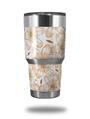 Skin Decal Wrap for Yeti Tumbler Rambler 30 oz Flowers Pattern 15 (TUMBLER NOT INCLUDED)