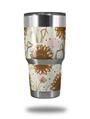 Skin Decal Wrap for Yeti Tumbler Rambler 30 oz Flowers Pattern 19 (TUMBLER NOT INCLUDED)