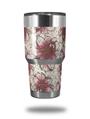 Skin Decal Wrap for Yeti Tumbler Rambler 30 oz Flowers Pattern 23 (TUMBLER NOT INCLUDED)