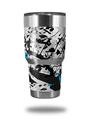 Skin Decal Wrap for Yeti Tumbler Rambler 30 oz Baja 0018 Blue Medium (TUMBLER NOT INCLUDED)