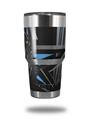 Skin Decal Wrap for Yeti Tumbler Rambler 30 oz Baja 0023 Blue Medium (TUMBLER NOT INCLUDED)