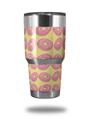 Skin Decal Wrap for Yeti Tumbler Rambler 30 oz Donuts Yellow (TUMBLER NOT INCLUDED)