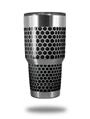 Skin Decal Wrap for Yeti Tumbler Rambler 30 oz Mesh Metal Hex 02 (TUMBLER NOT INCLUDED)