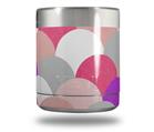 Skin Decal Wrap for Yeti Rambler Lowball - Brushed Circles Pink