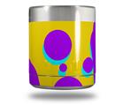 Skin Decal Wrap for Yeti Rambler Lowball - Drip Purple Yellow Teal