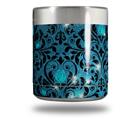 Skin Decal Wrap for Yeti Rambler Lowball - Blue Flower Bomb Starry Night