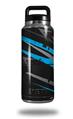 Skin Decal Wrap for Yeti Rambler Bottle 36oz Baja 0014 Blue Medium (YETI NOT INCLUDED)